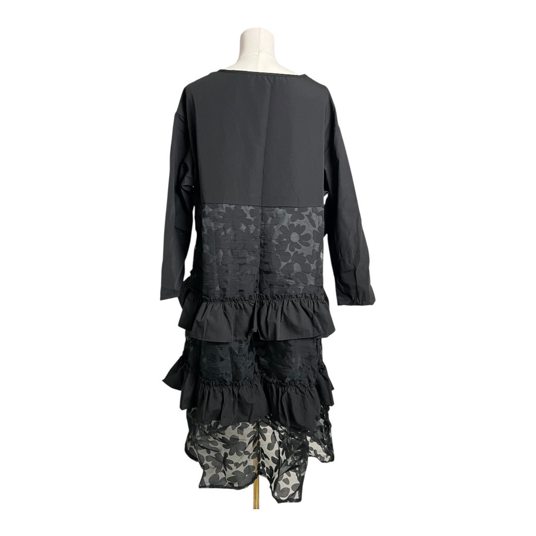 Soolinen Womens Lace Trimmed Dress L Xl Artisan Wearable Art Whimsygoth Goth — image 6 of 8